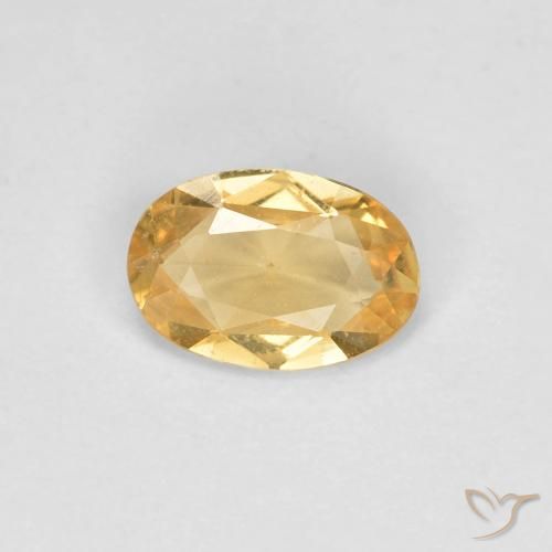 0.41ct Natürlicher Weißgold Saphir, Oval, VS