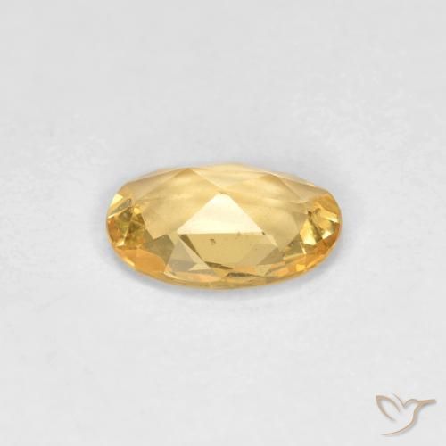 9,17 ctw natürlicher Weißgold Saphir, Oval, VS