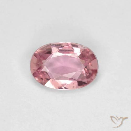 0.48ct Natürlicher Hellrosa Kaugummi Saphir, Oval, VS