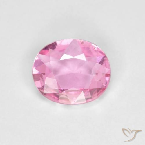 0.57ct Natürlicher Pink Saphir, Oval, VVS-VS