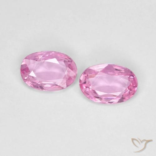 0.79ctw Natürlicher Sehr helles Royal Purple Pink Saphir, Oval, VS