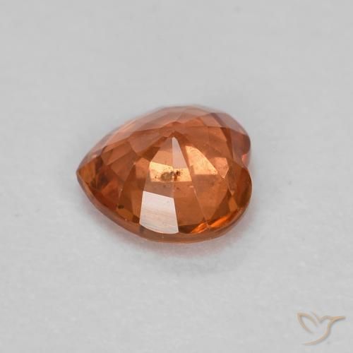 9,17 ctw natürlicher Mittelorange Saphir, Herz, VS