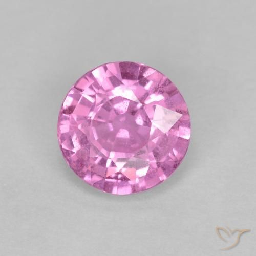 0.60ct Natürlicher Mittelrosa Saphir, Runden, VS