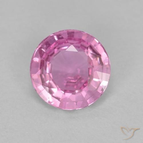 0.61ct Natürlicher Königslila Rosa Saphir, Runden, VS