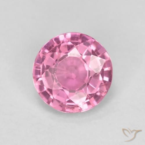 0.61ct Natürlicher Mittelrosa Saphir, Runden, VS