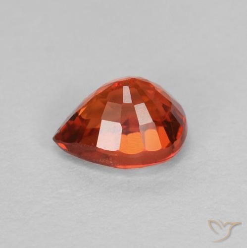 9,17 ctw natürlicher Warmes Orange Saphir, Birnenform, VVS-VS