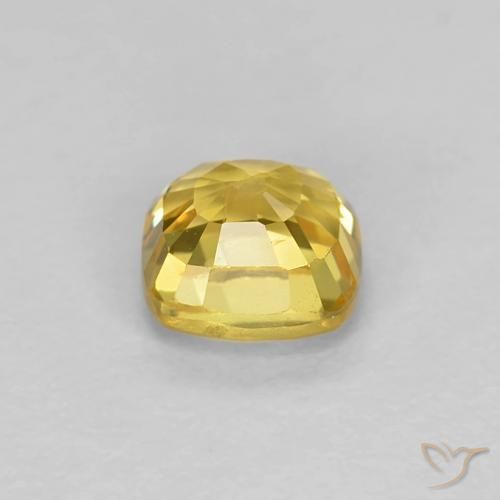 9,17 ctw natürlicher Golden Saphir, Kissen, VVS-VS