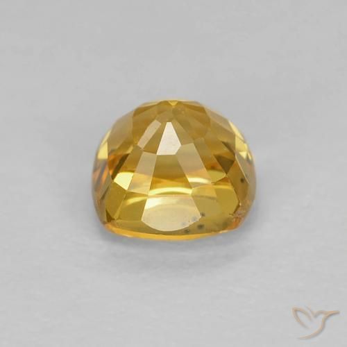 9,17 ctw natürlicher Golden Saphir, Kissen, VVS-VS