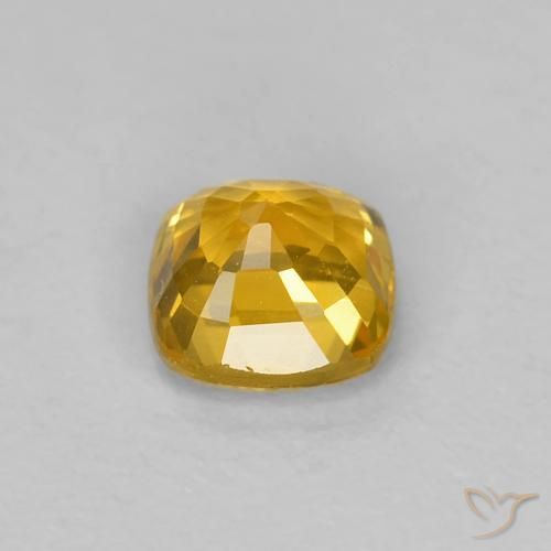 9,17 ctw natürlicher Golden Saphir, Kissen, VVS