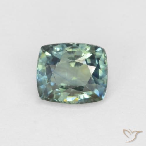 1.19ct Natürlicher Mehrfarbig Saphir, Kissen, VVS-VS