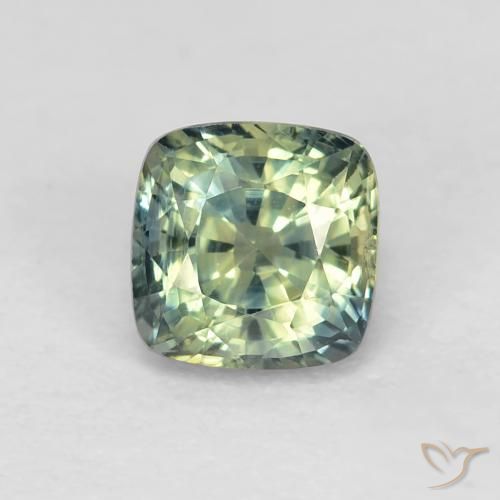 0.98ct Natürlicher Mehrfarbig Saphir, Kissen, VS