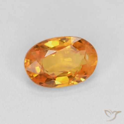 9,17 ctw natürlicher Golden Saphir, Oval, VS