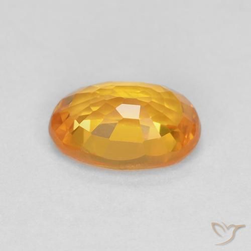9,17 ctw natürlicher Golden Saphir, Oval, VS