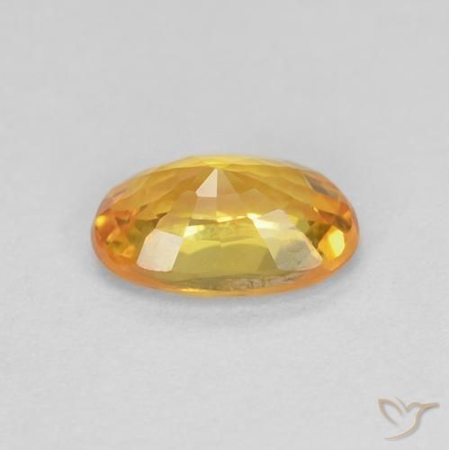 9,17 ctw natürlicher Golden Saphir, Oval, VS