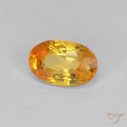 9,17 ctw natürlicher Golden Saphir, Oval, VVS