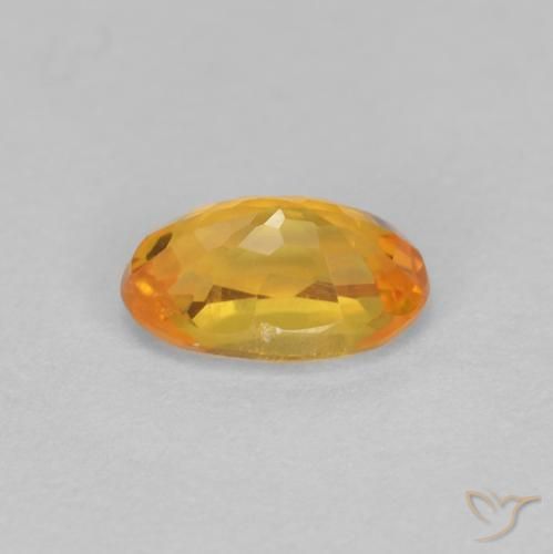 9,17 ctw natürlicher Golden Saphir, Oval, VVS