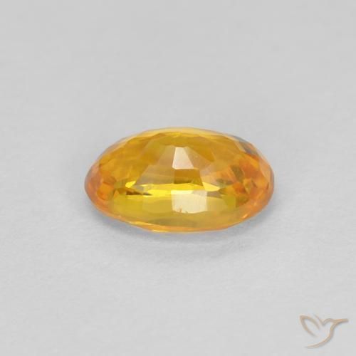 9,17 ctw natürlicher Golden Saphir, Oval, VVS