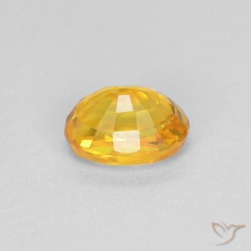 9,17 ctw natürlicher Golden Saphir, Oval, VVS