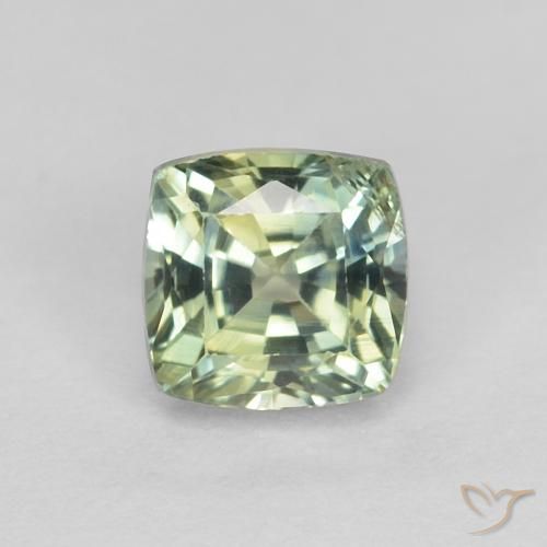 0.84ct Natürlicher Mehrfarbig Saphir, Kissen, VS