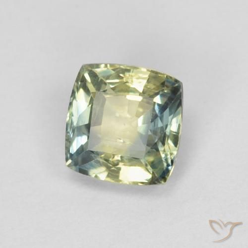 0.66ct Natürlicher Mehrfarbig Saphir, Kissen, VS