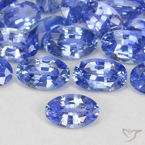 0.27ct Natürlicher Pastellblau Saphir, Oval, VS