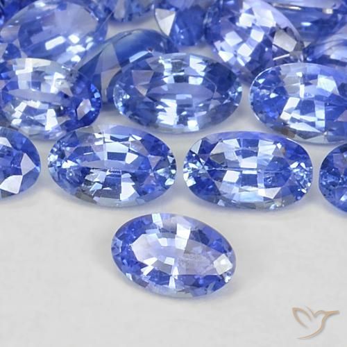9,17 ctw natürlicher Pastellblau Saphir, Oval, VS