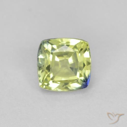 0.51ct Natürlicher Mehrfarbig Saphir, Kissen, VVS-VS