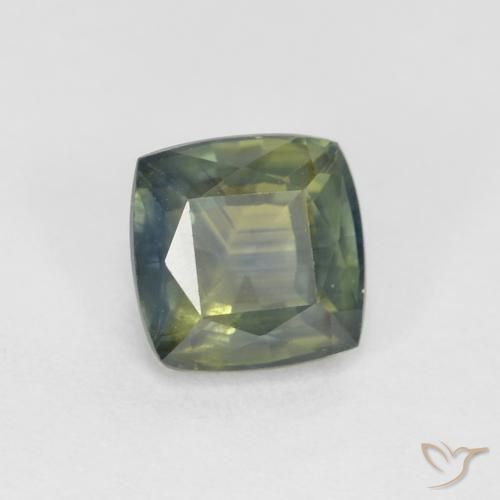 0.97ct Natürlicher Mehrfarbig Saphir, Kissen, VS
