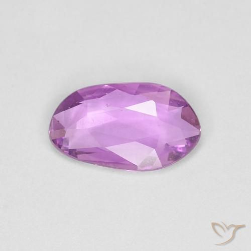 0.65ct Natürlicher Mittelviolett Saphir, Fantasie, VS