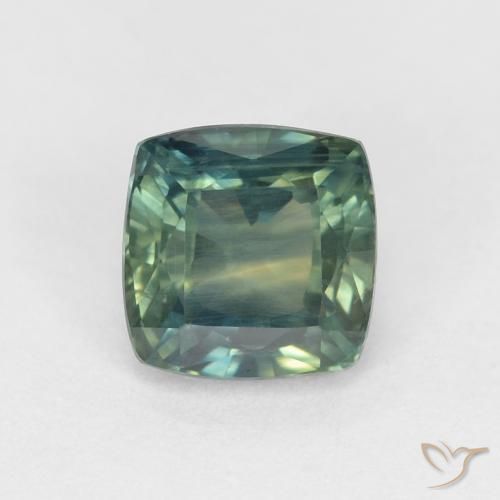 1.14ct Natürlicher Mehrfarbig Saphir, Kissen, VVS-VS