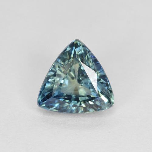 1,04 ctw natürlicher blauer Saphir, Trillion, VS