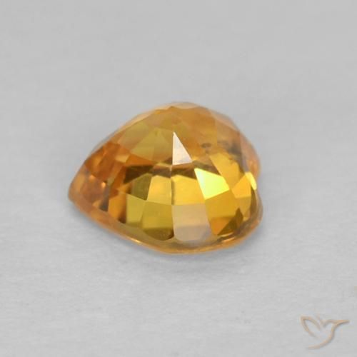 9,17 ctw natürlicher Mittelorange Saphir, Herz, VS