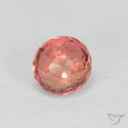 0.40ct Natürlicher Hellrot Saphir, Runden, VVS