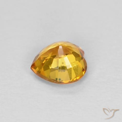 9,17 ctw natürlicher Dunkelgolden Saphir, Herz, VS