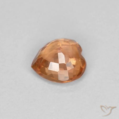 9,17 ctw natürlicher Warmes Orange Saphir, Herz, VVS