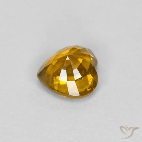 9,17 ctw natürlicher Mittel Orange-Gold Saphir, Herz, VS