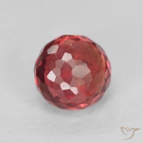 9,17 ctw natürlicher Intense Reddish Pink Saphir, Runden, VVS-VS