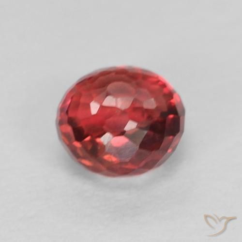 9,17 ctw natürlicher Intense Reddish Pink Saphir, Runden, VVS-VS