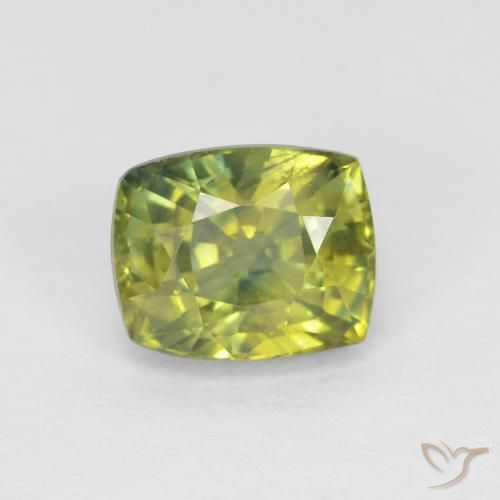 9,17 ctw natürlicher Medium Light Green Saphir, Kissen, VVS-VS