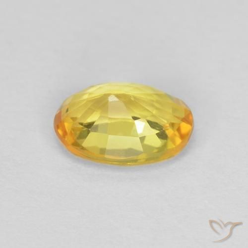 9,17 ctw natürlicher Golden Saphir, Oval, VS