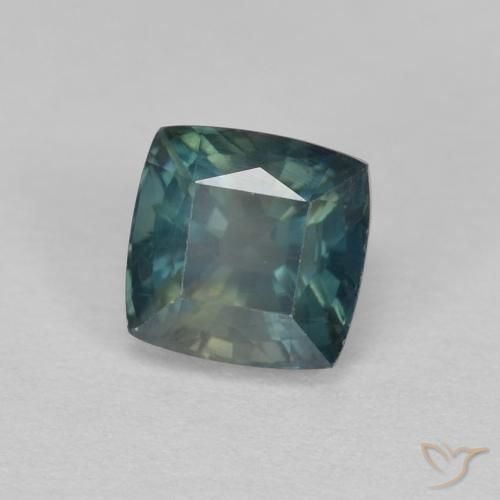 9,17 ctw natürlicher Blaugrün Saphir, Kissen, VS