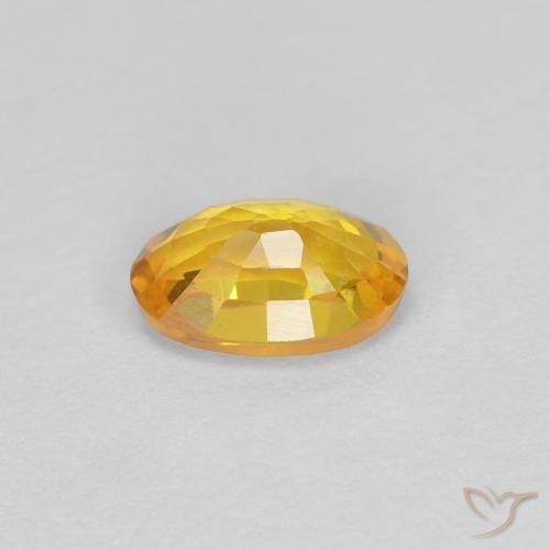 9,17 ctw natürlicher Golden Saphir, Oval, VVS