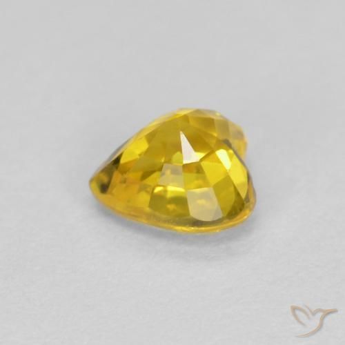 9,17 ctw natürlicher Golden Saphir, Herz, VVS