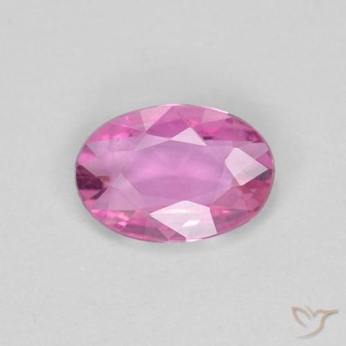 0.39ct Natürlicher Königslila Rosa Saphir, Oval, VVS-VS