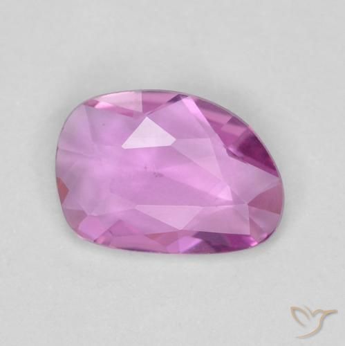 0.55ct Natürlicher Tiefrosa-Lila Saphir, Fantasie, VVS-VS