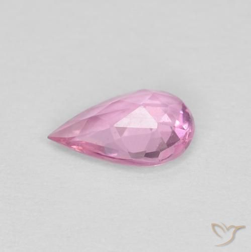 9,17 ctw natürlicher pink Saphir, Birnenform, VVS