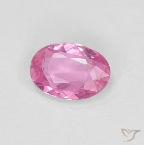 9,17 ctw natürlicher Mittelrosa Saphir, Oval, VVS