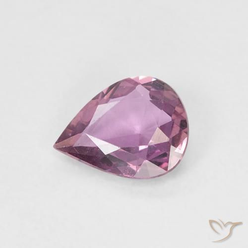 0.48ct Natürlicher Medium Dark-Purple Saphir, Birnenform, VVS-VS