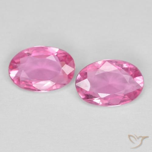 0.80ctw Natürlicher Königslila Rosa Saphir, Oval, VS