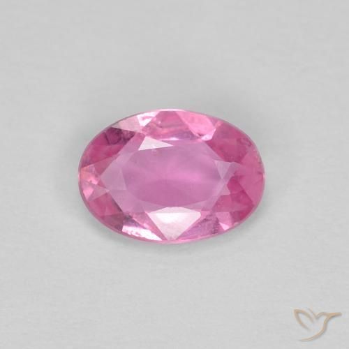 0.44ct Natürlicher Königslila Rosa Saphir, Oval, VS